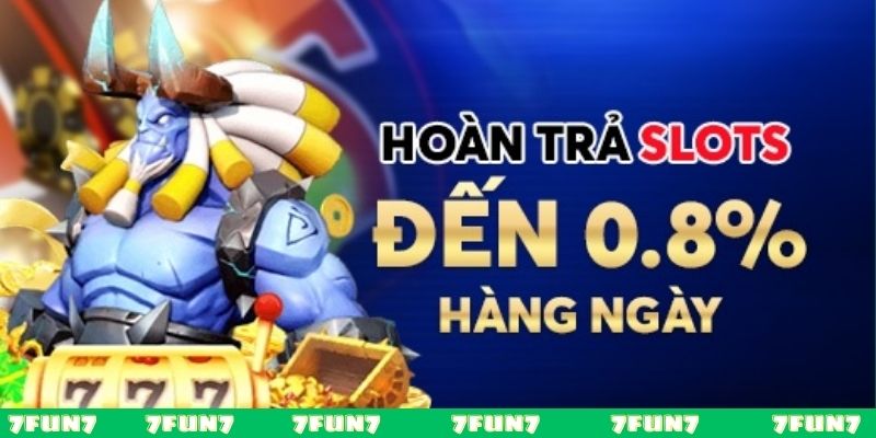 Khuyến mãi hoàn trả slot lên đến 0.8%